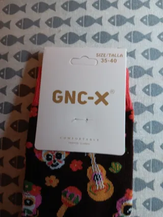 Calcetines GNC-X Catrina Mexicana Talla 35