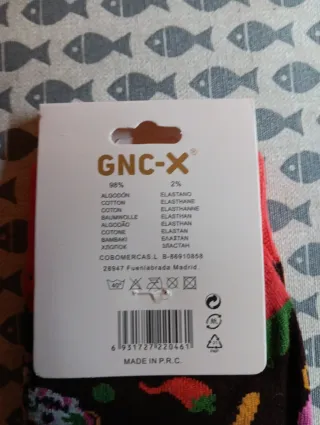 Calcetines GNC-X Catrina Mexicana Talla 35