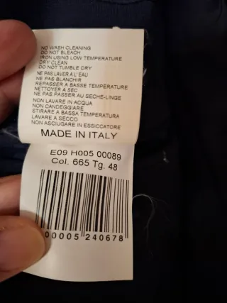 Americana Bikkembergs Azul Marino Talla M