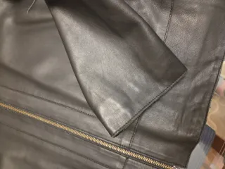 Cazadora Piel Gerard Darel Negra T.46