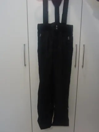 Pantaloncini da sci per bambini neri