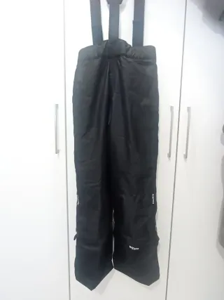 Pantaloncini da sci per bambini neri