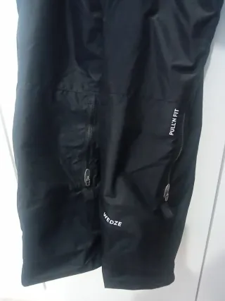 Pantaloncini da sci per bambini neri