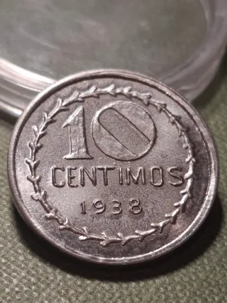 Moneda 10 céntimos 1938 REPRODUCCIÓN