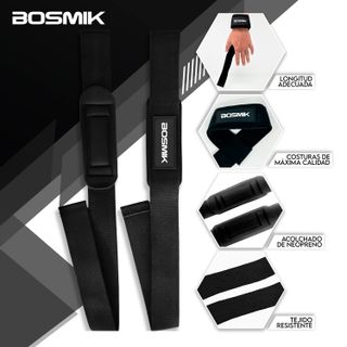 Set Correas Levantamiento Pesas Muñequeras