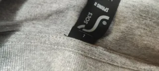 Polo gris manga corta talla L