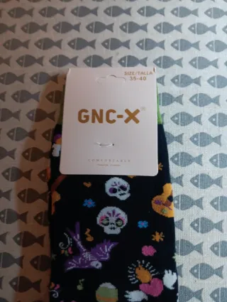 Calcetines GNC-X Catrina Mexicana Talla 35