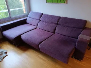 Sofá Lila Extensible para Dormir (Preu negociable)