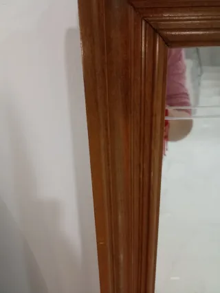 Espejo Grande Madera y Cristal