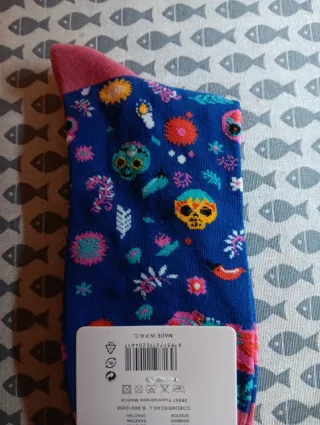 Calcetines GNC-X Catrina Mexicana Talla 39