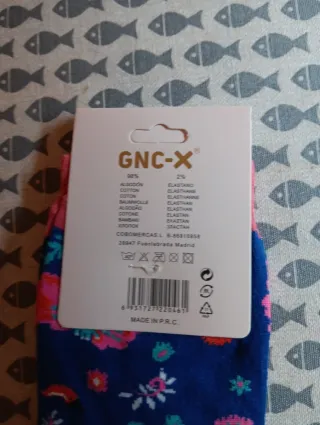 Calcetines GNC-X Catrina Mexicana Talla 39