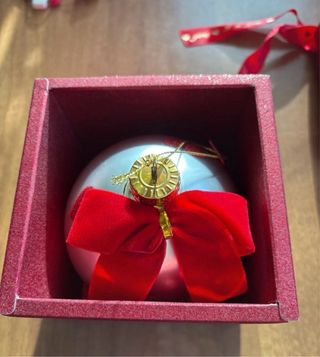 Palla Natale Rossa I love you