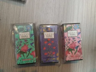 Set 3 Perfumes Gucci Flora 5ml