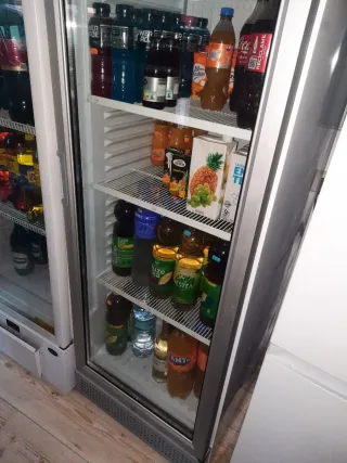 Nevera expositora pequeña