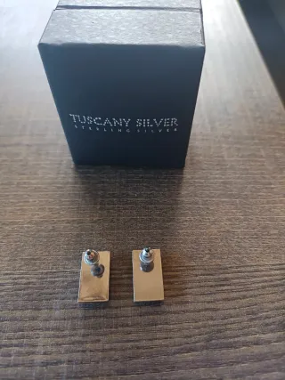 Pendientes Tuscany Silver Plata Multicolor