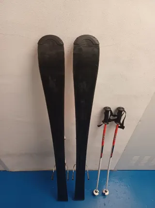 Esquís Junior Rossignol Hero 140cm + Palos 100