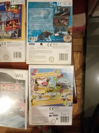 Lote 6 Juegos Wii: Ben 10, Shrek, Rex, Planet 51
