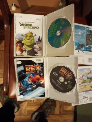 Lote 6 Juegos Wii: Ben 10, Shrek, Rex, Planet 51