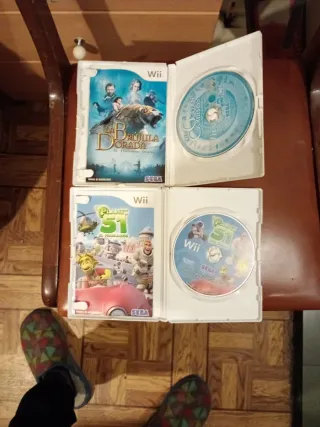 Lote 6 Juegos Wii: Ben 10, Shrek, Rex, Planet 51