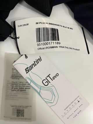 Culote IRONMAN Santini Negro