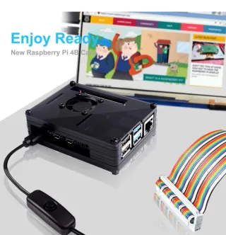 Caja Raspberry Pi 4 con ventilador