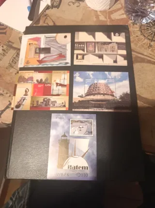 Lote 5 Hojitas Sellos España Nuevos