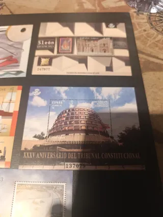 Lote 5 Hojitas Sellos España Nuevos