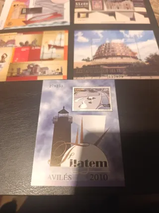 Lote 5 Hojitas Sellos España Nuevos