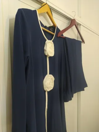 Traje de señora Sara R. azul