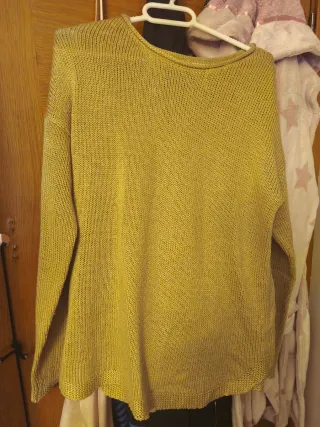 Jersey Sfera Mujer Talla M Beige Dorado