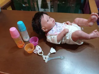 Muñeca Bebé Antonio Juan + Accesorios