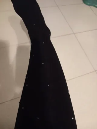 Calzedonia collant borchiette nere argento