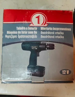 Taladro a batería 12V sin estrenar