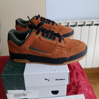 Zapatillas Puma Slipstream Nobuk Marrones Talla 39