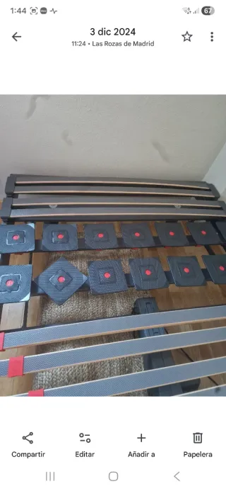 Cama Articulada Eléctrica 105x190 con Mando