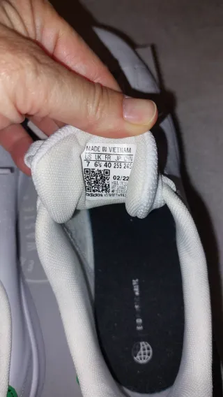 Zapatillas Adidas Blancas y Verdes