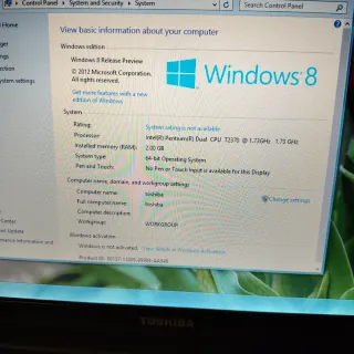 Portatile Toshiba Satellite