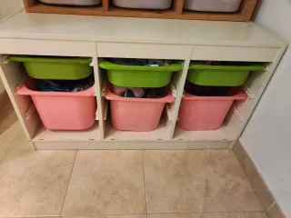 Mueble organizador TROFAST blanco