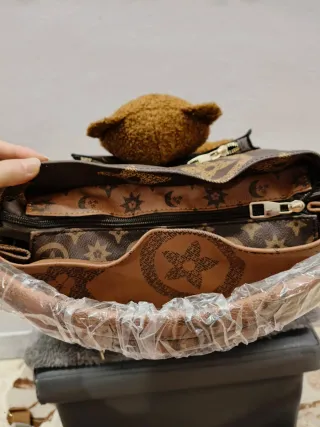 Borsa a tracolla nuova con peluche Teddy