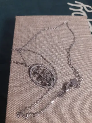 Colgante Cruz Plata y Circonitas