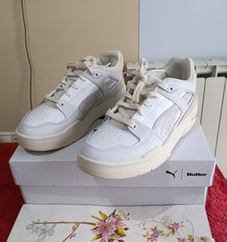 Zapatillas Puma Slipstream Piel Blancas Talla 38