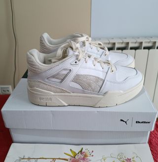 Zapatillas Puma Slipstream Piel Blancas Talla 38
