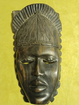 Máscara Africana Grande Tallada