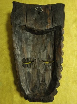 Máscara Africana Grande Tallada
