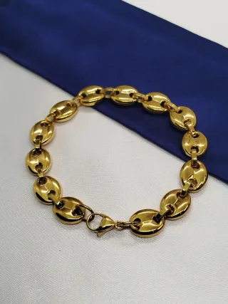 Bracciale a maglie Calabrote in acciaio inossidabile spesso