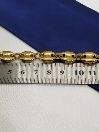 Bracciale a maglie Calabrote in acciaio inossidabile spesso