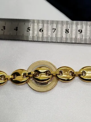 Bracciale a maglie Calabrote in acciaio inossidabile spesso