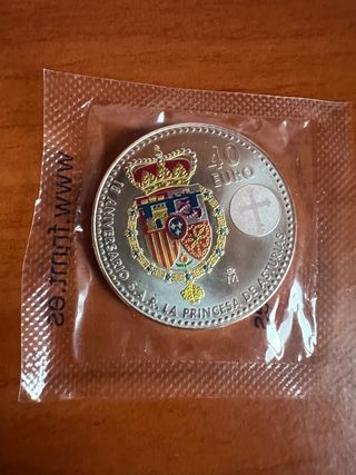 Monedas de 40 Euro de plata, años 2023 y 2024