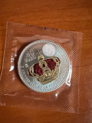 Monedas de 40 Euro de plata, años 2023 y 2024