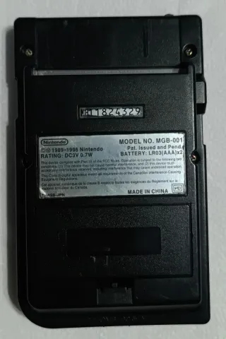 Nintendo Game Boy pocket Negra Pikachu